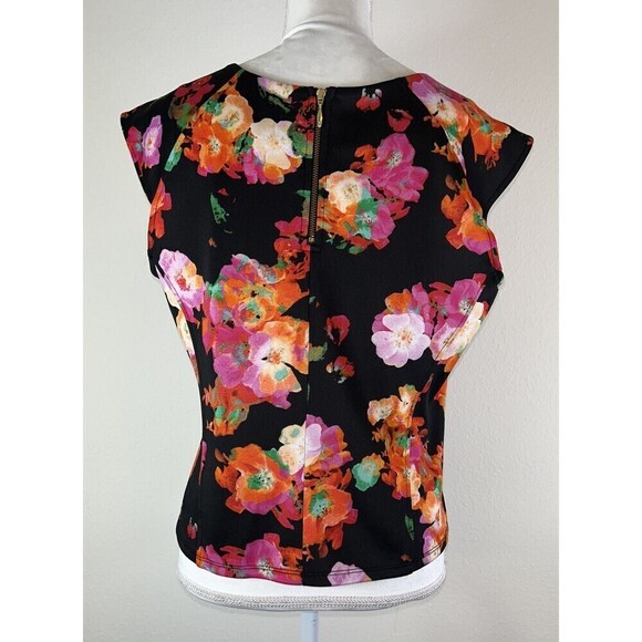 Robert Rodriguez Helen Peplum Floral Print Top Size 12 - Picture 2 of 11